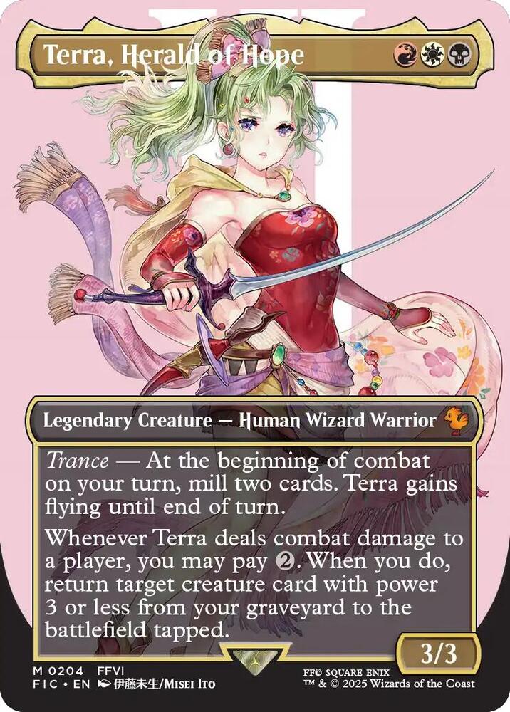 Terra, Herald of Hope 204 (Commander: FINAL FANTASY)  - Foil | Good Games Adelaide SA