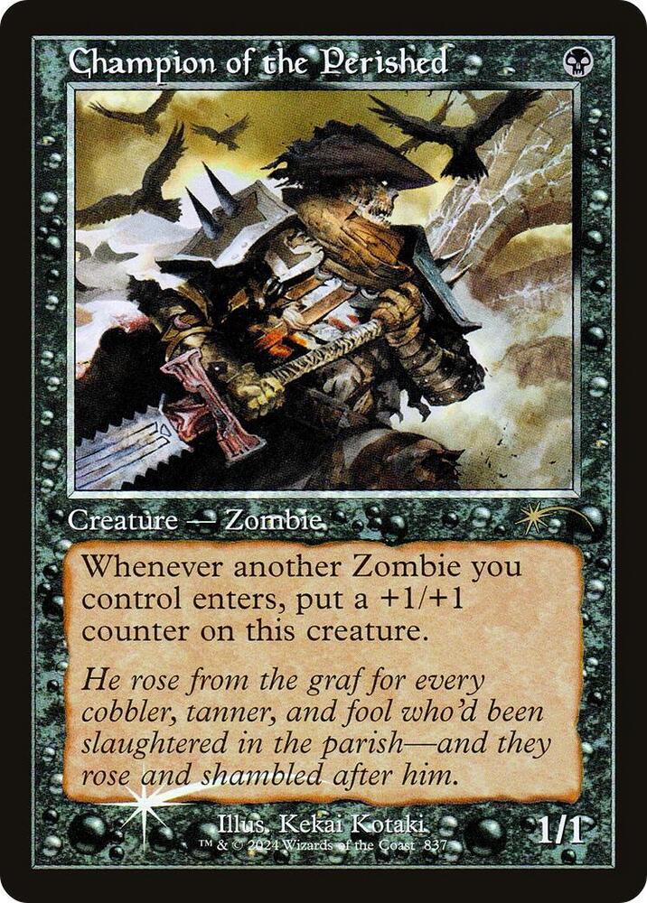 Champion of the Perished Retro Frame 837 (Secret Lair Drop Series)  - Foil | Good Games Adelaide SA