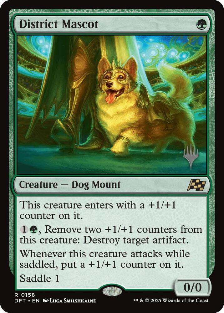 District Mascot 158 (Promo Pack: Aetherdrift)  - Foil | Good Games Adelaide SA