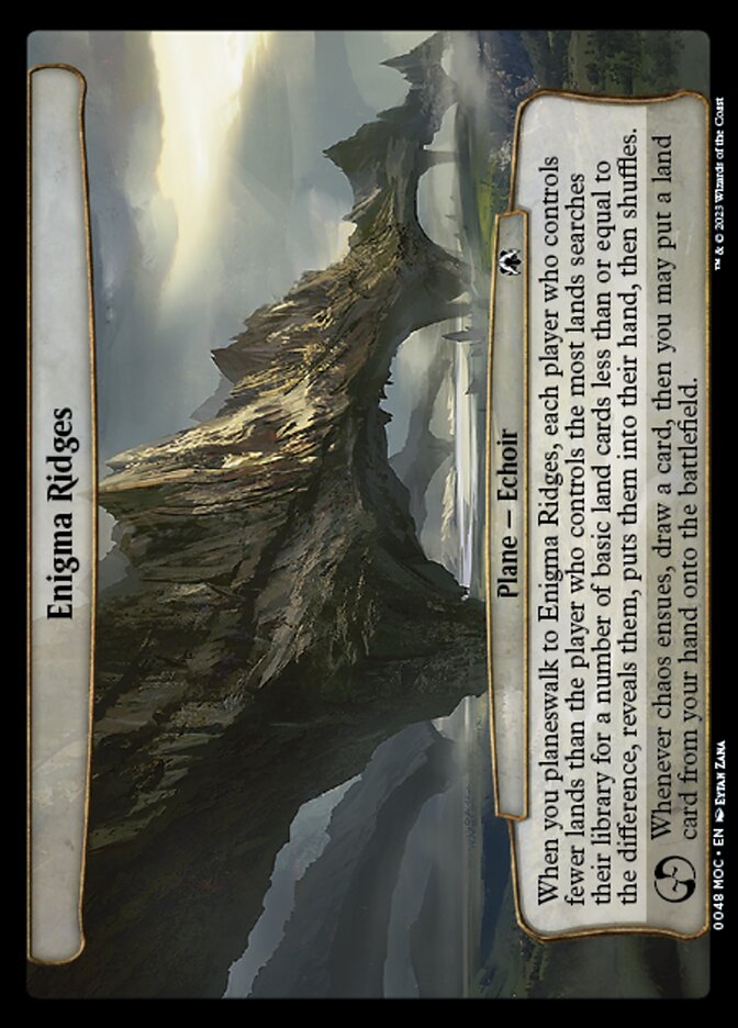 Enigma Ridges 48 (Planechase: March of the Machine)  | Good Games Adelaide SA