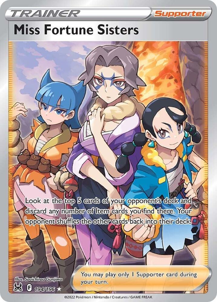 Miss Fortune Sisters Full Art 194/196 (SWSH11: Lost Origin)  - Holofoil | Good Games Adelaide SA