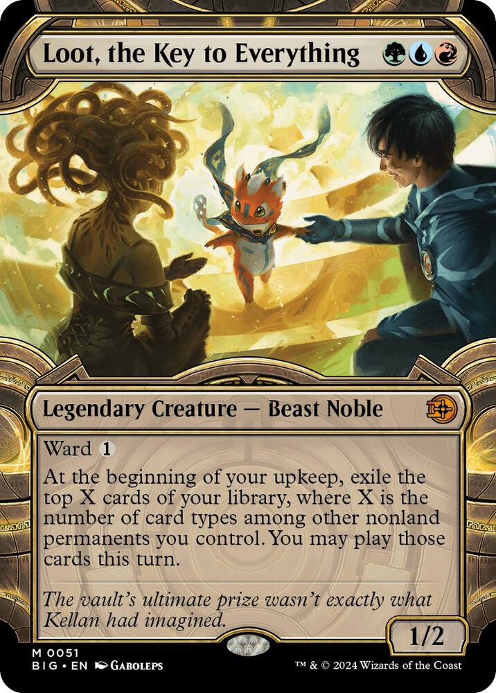 Loot the Key to Everything Showcase 51 (Outlaws of Thunder Junction: The Big Score)  - Foil | Good Games Adelaide SA