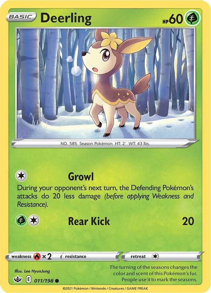 Deerling 011/198 (SWSH06: Chilling Reign)  | Good Games Adelaide SA