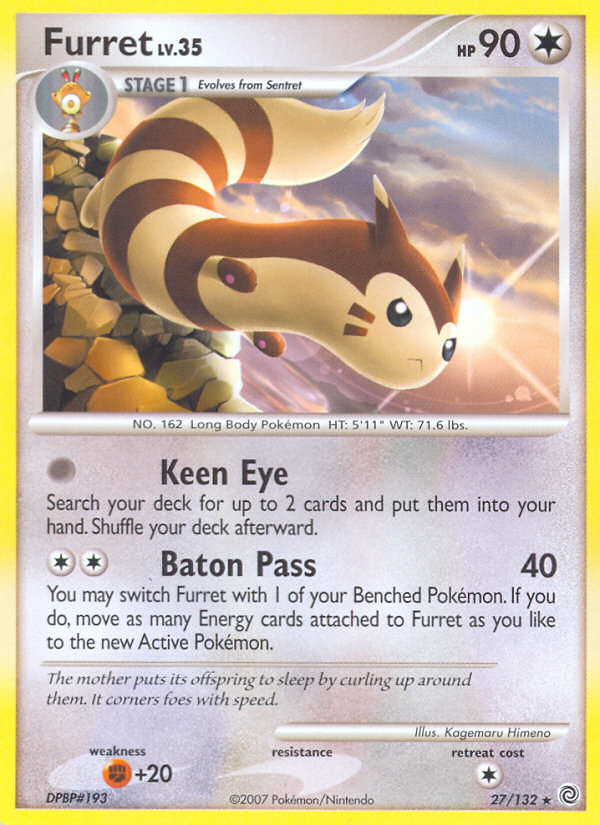 Furret (27/132) [Diamond & Pearl: Secret Wonders] | Good Games Adelaide SA