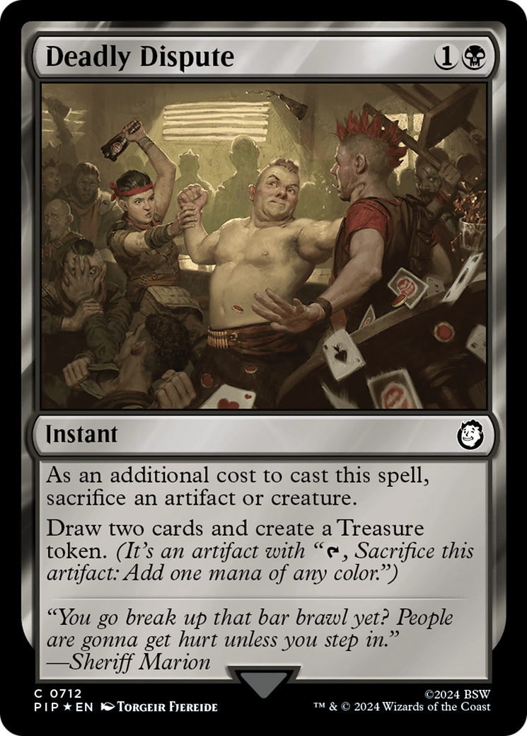 Deadly Dispute (Surge Foil) [Fallout] | Good Games Adelaide SA