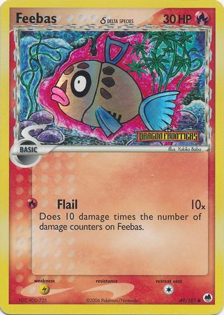 Feebas (49/101) (Delta Species) (Stamped) [EX: Dragon Frontiers] | Good Games Adelaide SA