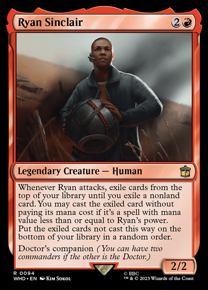 Ryan Sinclair 94 (Universes Beyond: Doctor Who)  - Foil | Good Games Adelaide SA