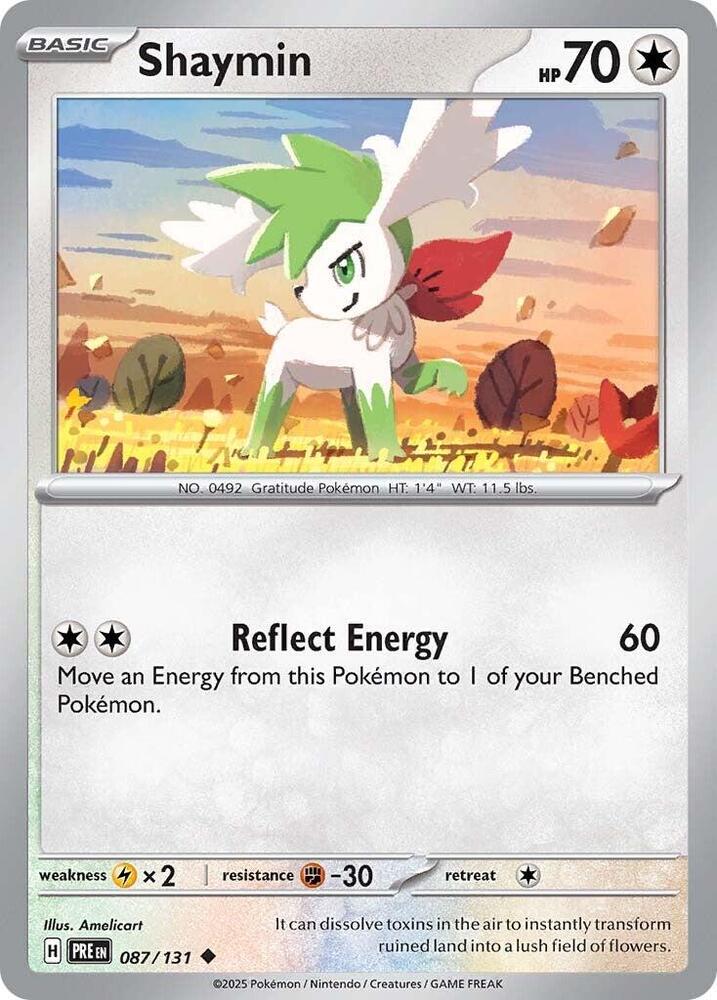 Shaymin (087/131) [Scarlet & Violet: Prismatic Evolutions] | Good Games Adelaide SA