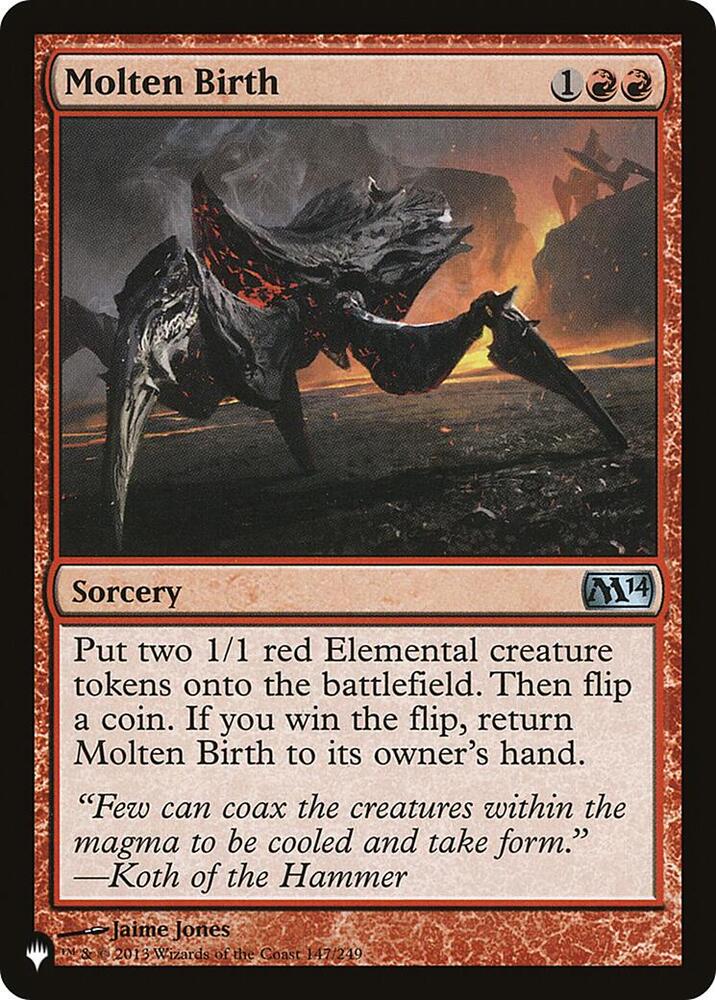 Molten Birth 147/249 (The List Reprints)  | Good Games Adelaide SA
