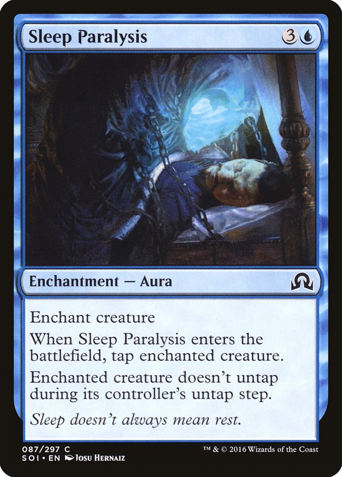 Sleep Paralysis [Shadows over Innistrad] | Good Games Adelaide SA