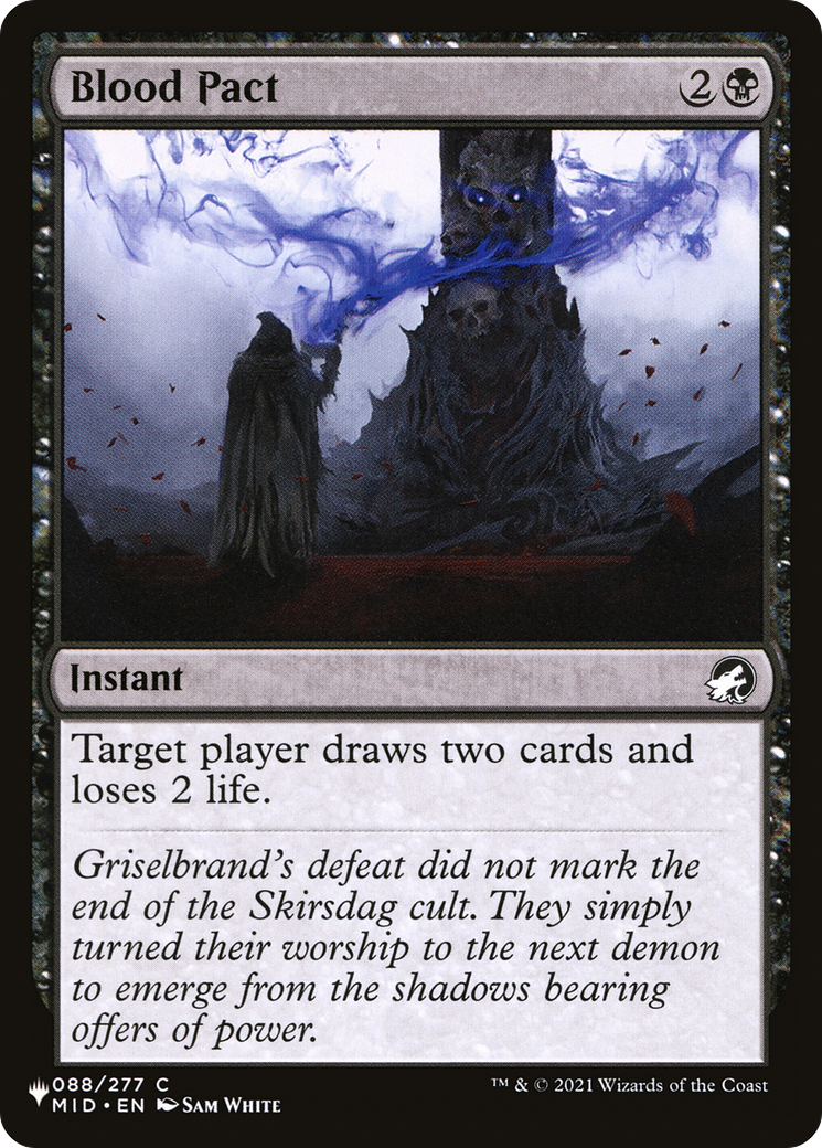 Blood Pact [The List Reprints] | Good Games Adelaide SA