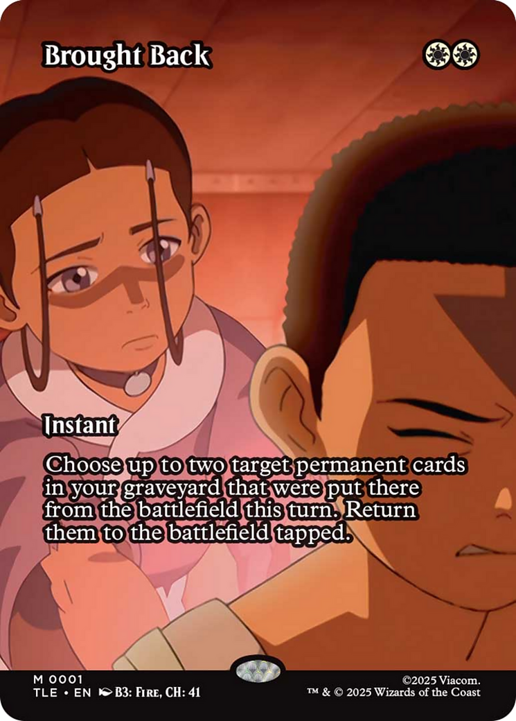 Brought Back (Borderless) [Avatar: The Last Airbender: Eternal-Legal] | Good Games Adelaide SA