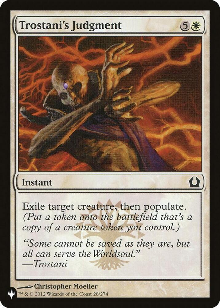 Trostanis Judgment 28/274 (The List Reprints)  | Good Games Adelaide SA