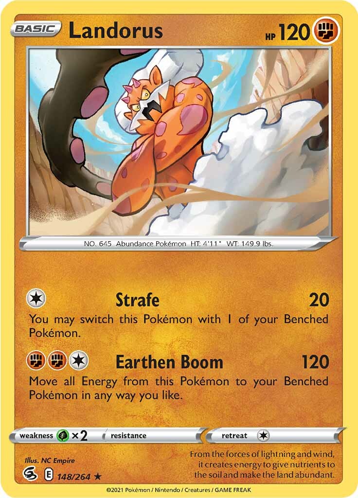 Landorus (148/264) [Sword & Shield: Fusion Strike] | Good Games Adelaide SA