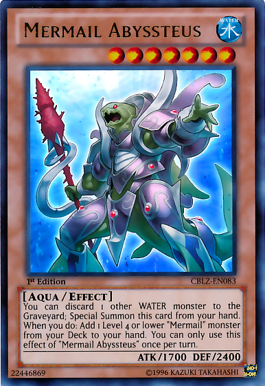 Mermail Abyssteus [CBLZ-EN083] Ultra Rare | Good Games Adelaide SA