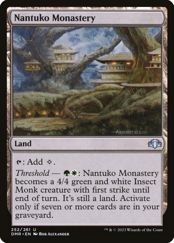 Nantuko Monastery 252 (Dominaria Remastered)  - Foil | Good Games Adelaide SA