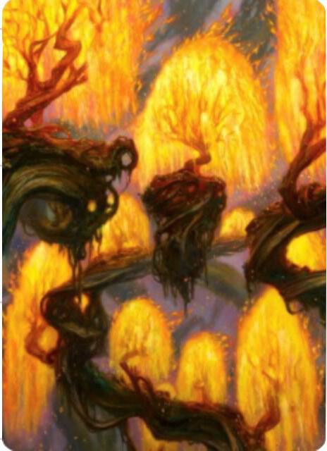 Grove of the Burnwillows Art Card 34 (Art Series: Zendikar Rising)  | Good Games Adelaide SA