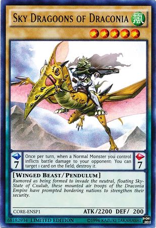 Sky Dragoons of Draconia [CORE-ENSP1] Ultra Rare | Good Games Adelaide SA