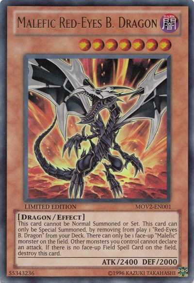 Malefic Red-Eyes B. Dragon [MOV2-EN001] Ultra Rare | Good Games Adelaide SA