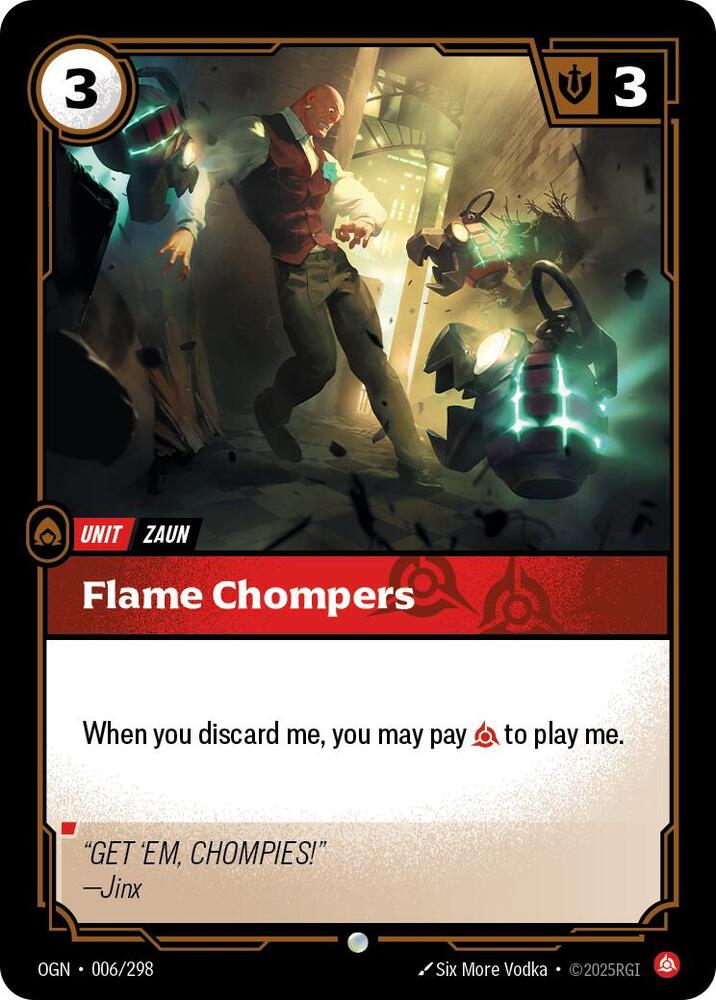 Flame Chompers 006/298 (Origins)  | Good Games Adelaide SA