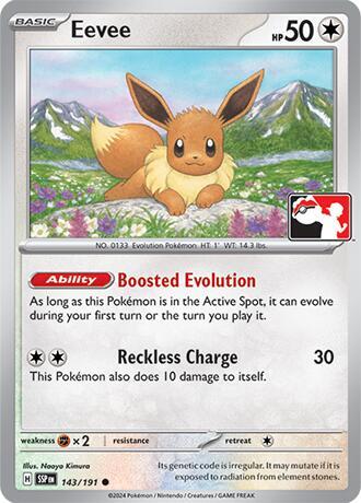 Eevee Series 7 143/191 (Prize Pack Series Cards)  - Holofoil | Good Games Adelaide SA