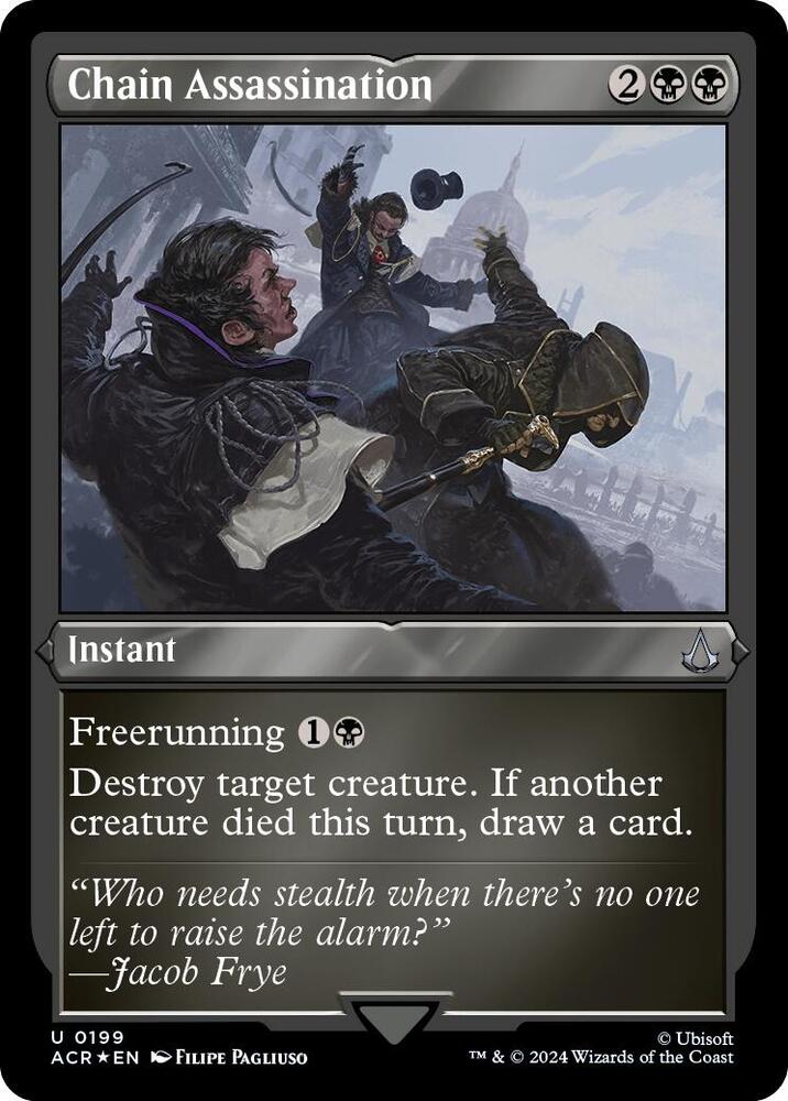 Chain Assassination 199 (Universes Beyond: Assassin's Creed)  - Foil | Good Games Adelaide SA