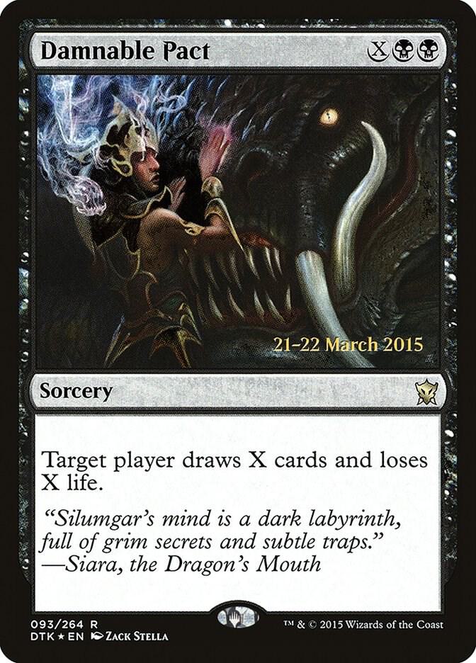 Damnable Pact 93 (Prerelease Cards)  - Foil | Good Games Adelaide SA