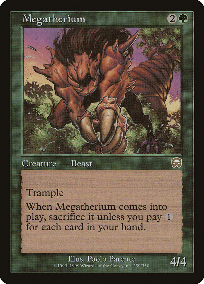 Megatherium 259 (Mercadian Masques)  - Foil | Good Games Adelaide SA