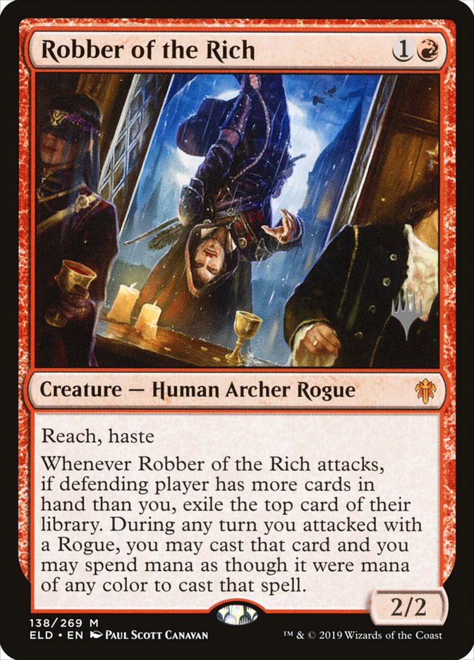 Robber of the Rich (Promo Pack) [Throne of Eldraine Promos] | Good Games Adelaide SA