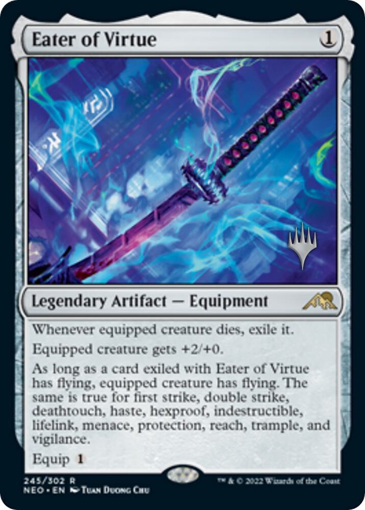 Eater of Virtue 245 (Promo Pack: Kamigawa: Neon Dynasty)  | Good Games Adelaide SA