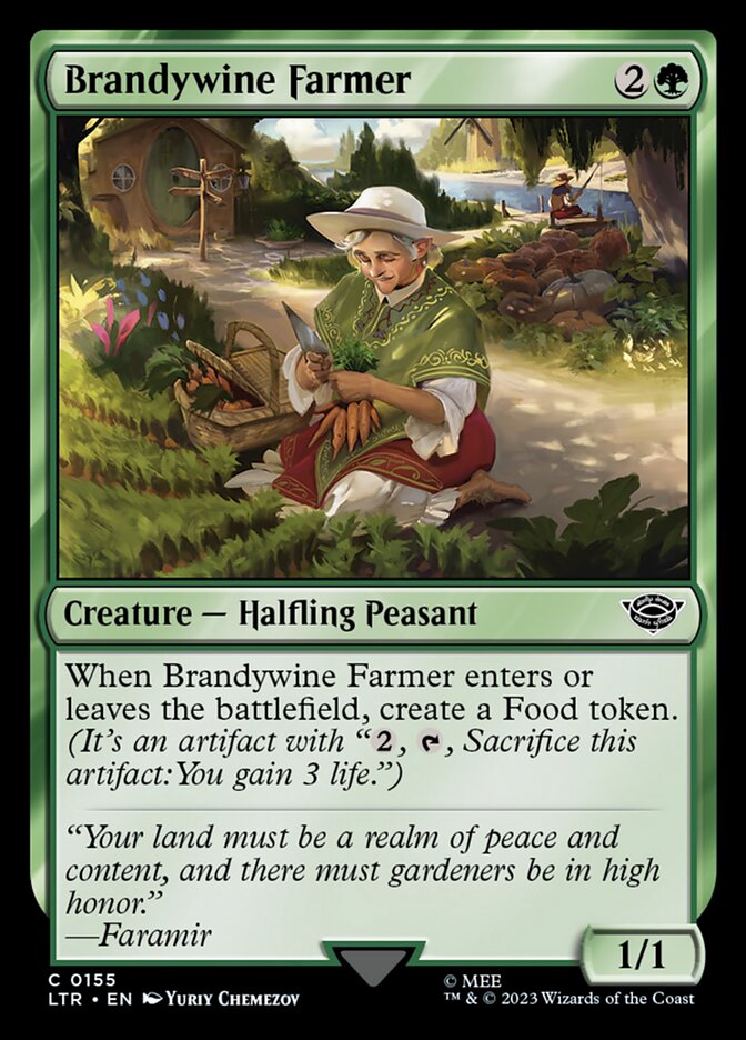 Brandywine Farmer 155 (Universes Beyond: The Lord of the Rings: Tales of Middle-earth)  - Foil | Good Games Adelaide SA