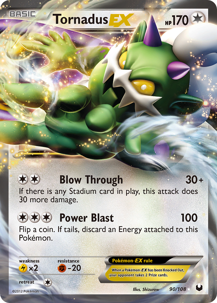 Tornadus EX (90/108) [Black & White: Dark Explorers] | Good Games Adelaide SA