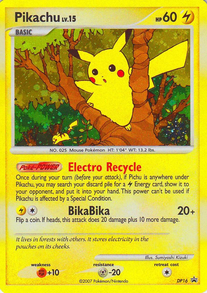 Pikachu DP16 DP16 (Countdown Calendar Promos)  - Holofoil | Good Games Adelaide SA