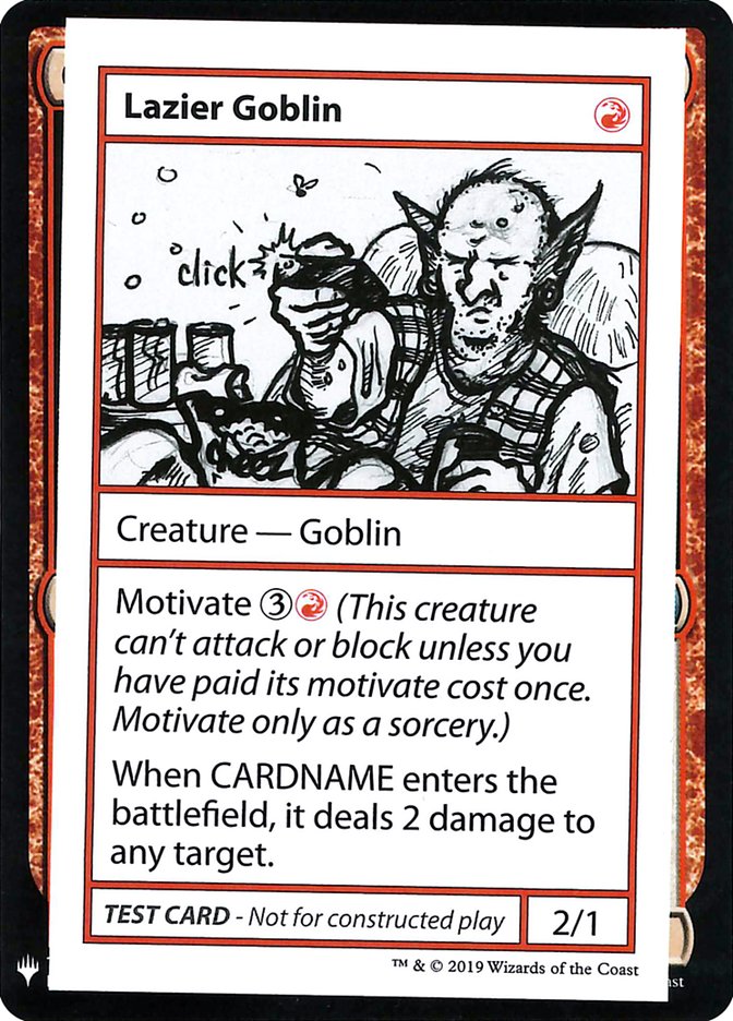 Lazier Goblin [Mystery Booster Playtest Cards] | Good Games Adelaide SA