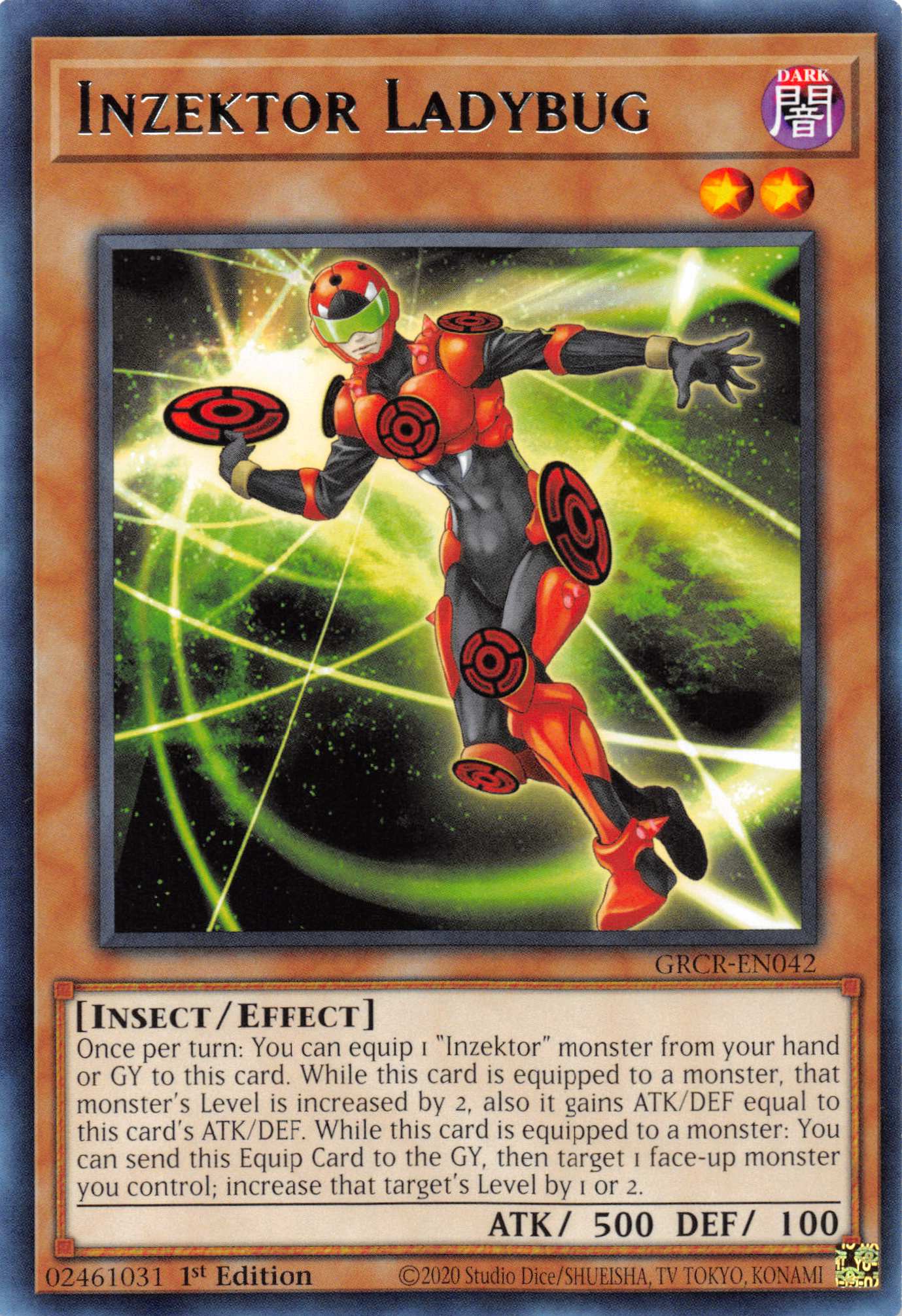 Inzektor Ladybug [GRCR-EN042] Rare | Good Games Adelaide SA