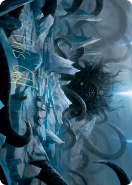 Icebreaker Kraken Art Card Gold Stamped Signature 15 (Art Series: Kaldheim)  | Good Games Adelaide SA