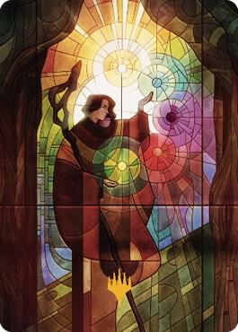 Jodah the Unifier Art Card Gold Stamped Signature 49 (Art Series: Dominaria United)  | Good Games Adelaide SA
