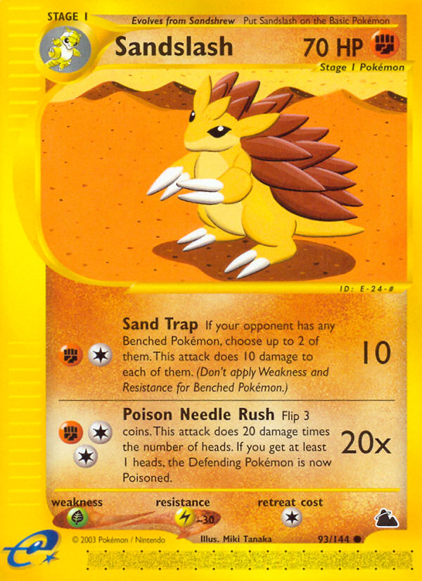 Sandslash (93/144) [Skyridge] | Good Games Adelaide SA