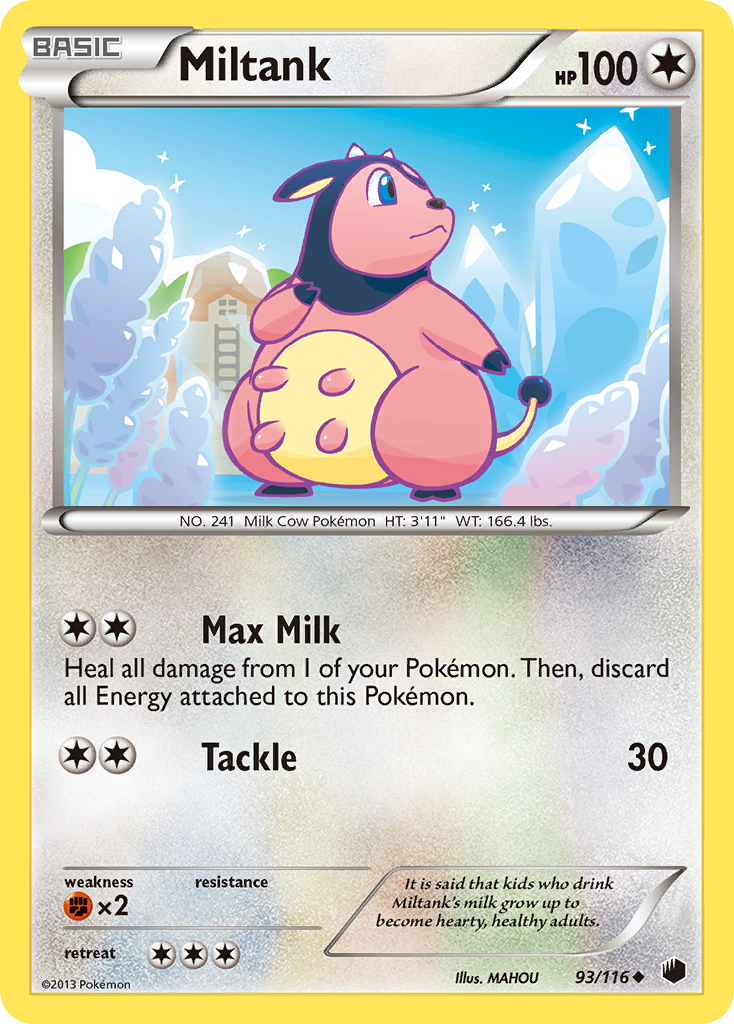 Miltank (93/116) [Black & White: Plasma Freeze] | Good Games Adelaide SA