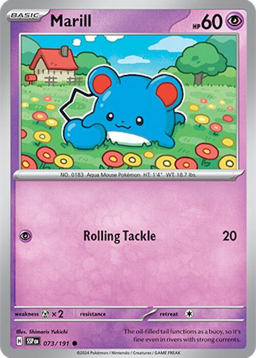 Marill 073/191 (SV08: Surging Sparks)  | Good Games Adelaide SA