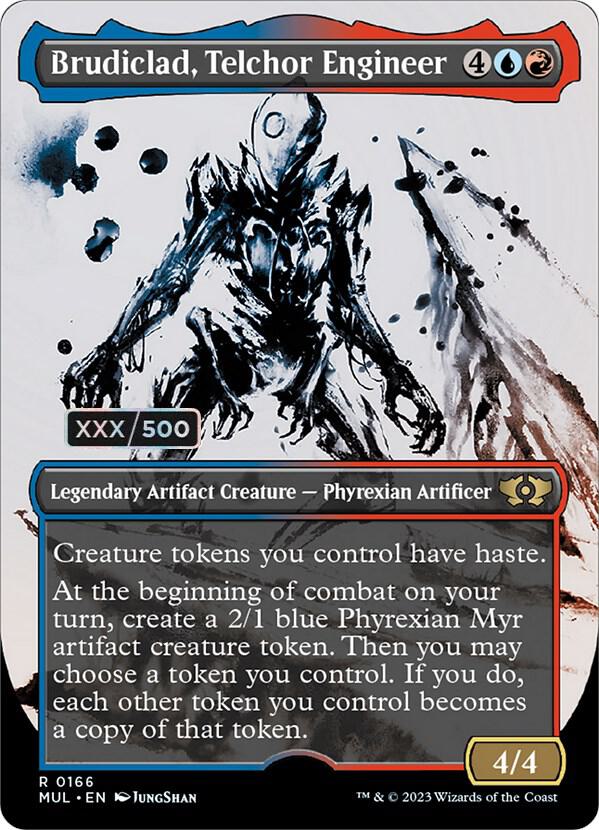 Brudiclad, Telchor Engineer Serialized 166 (March of the Machine: Multiverse Legends)  - Double Rainbow Foil | Good Games Adelaide SA