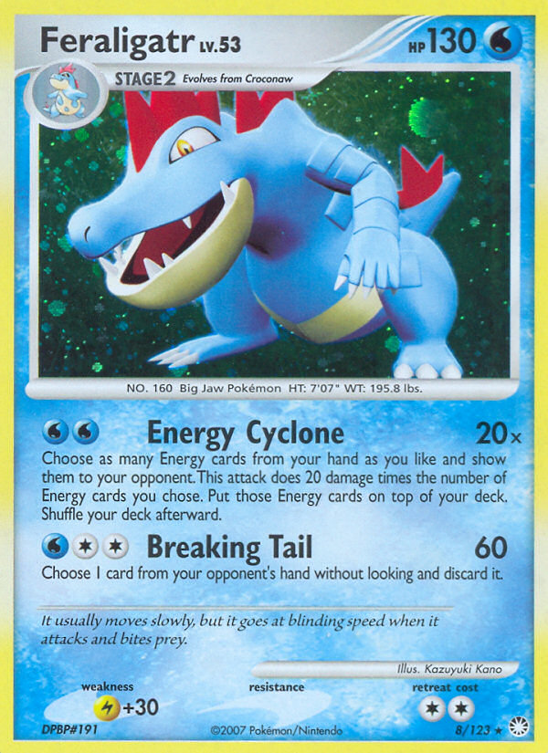 Feraligatr (8/123) [Diamond & Pearl: Mysterious Treasures] | Good Games Adelaide SA