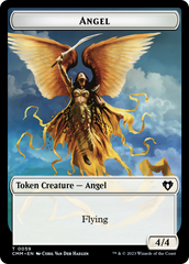 Copy (54) // Angel Double-Sided Token [Commander Masters Tokens] | Good Games Adelaide SA