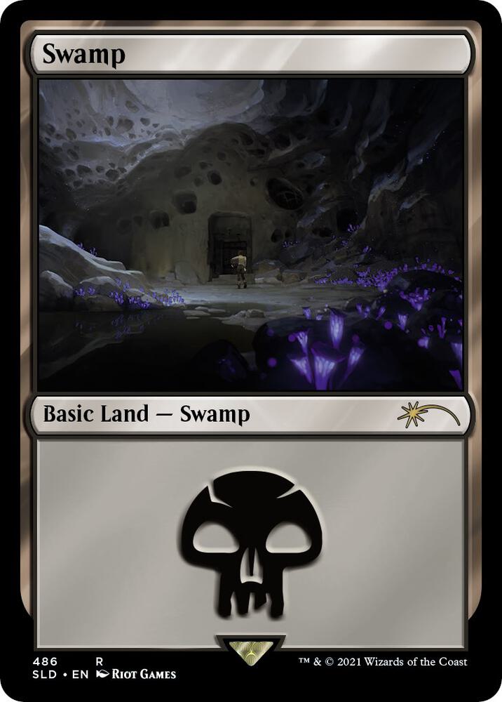 Swamp Secret Lair x Arcane Lands 486 (Secret Lair Drop Series)  | Good Games Adelaide SA