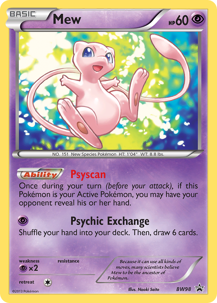 Mew (BW98) [Black & White: Black Star Promos] | Good Games Adelaide SA