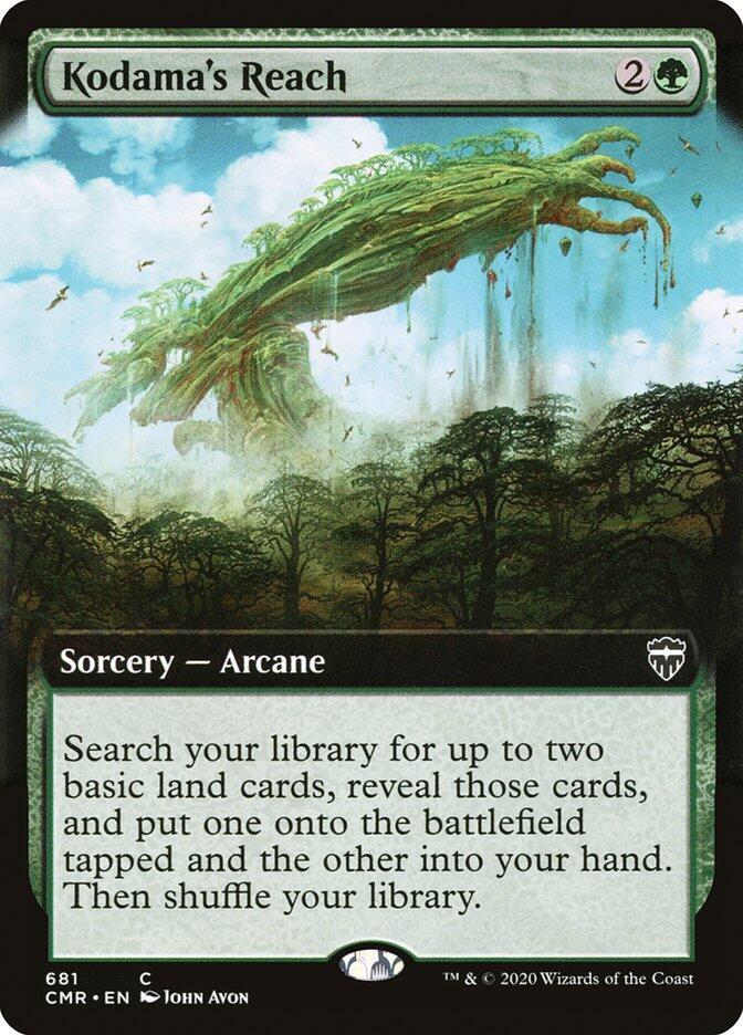 Kodama's Reach 681 (Commander Legends)  - Extended Art Foil | Good Games Adelaide SA