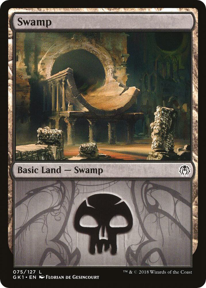 Swamp 75 (Guilds of Ravnica: Guild Kits)  | Good Games Adelaide SA