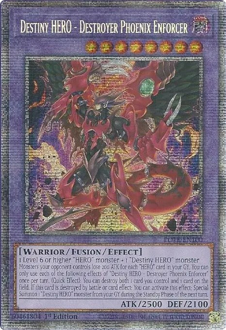 Destiny HERO - Destroyer Phoenix Enforcer [POTE-EN100] Starlight Rare | Good Games Adelaide SA
