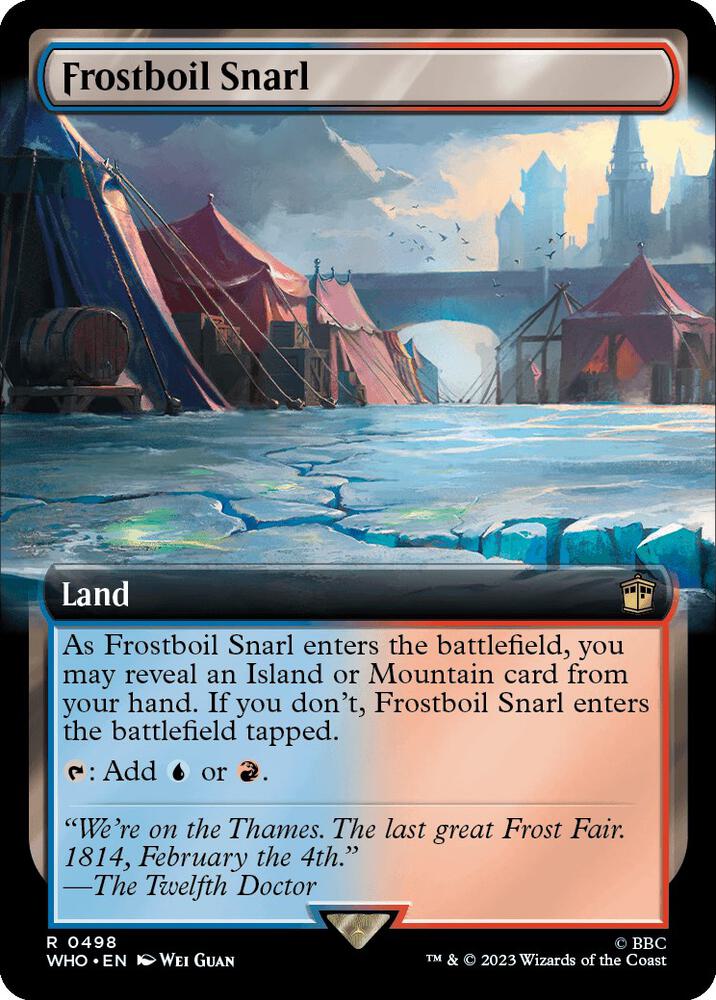 Frostboil Snarl 498 (Universes Beyond: Doctor Who)  - Foil | Good Games Adelaide SA