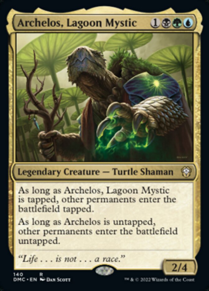 Archelos, Lagoon Mystic [Dominaria United Commander] | Good Games Adelaide SA